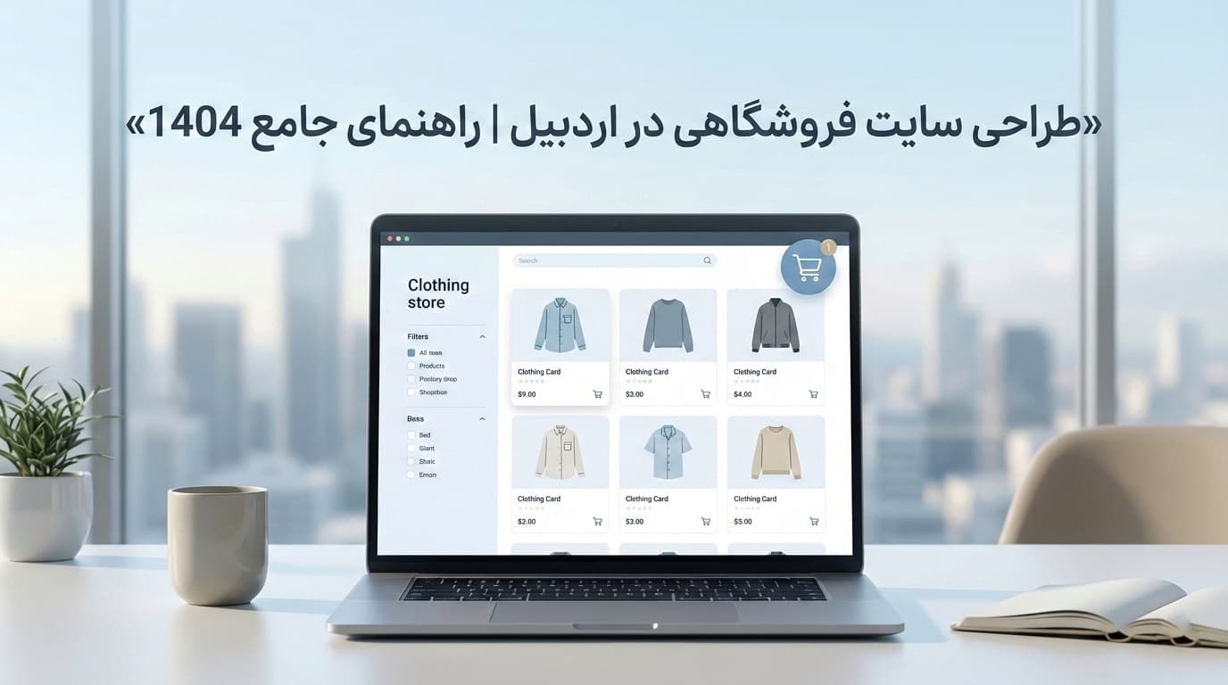 طراحی سایت فروشگاهی در اردبیل: راهنمای جامع و عملیاتی 1404
