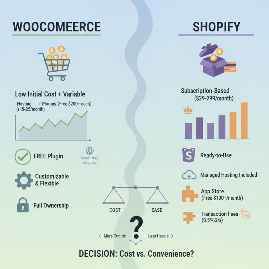 مقایسه ووکامرس و شاپیفای